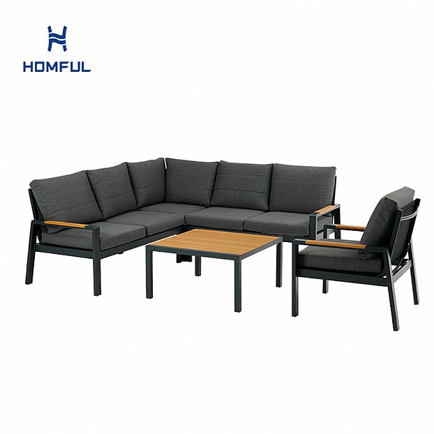 5-Piece Outdoor Corner Sofa Set