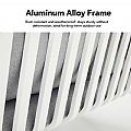 Outdoor 4-piece Aluminum Sofa Set with Wood Grain Finish - 11C11D