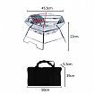 Parrillas de barbacoa de carbón portátiles plegables - 61C11A