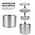 Stainless Steel Smokeless Fire Pit - 10H02A