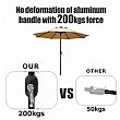 Outdoor Market Patio Umbrella - 12U01B