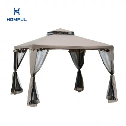 Pavillon mit Metalldach