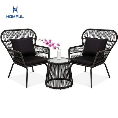3 Pieces Patio Bistro Set