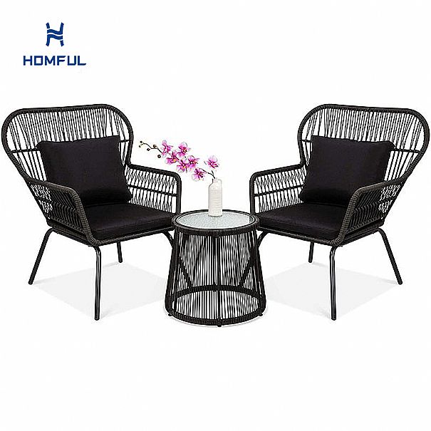 3 Pieces Patio Bistro Set