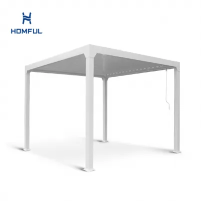 Wasserdichte Pergola mit Lamellen