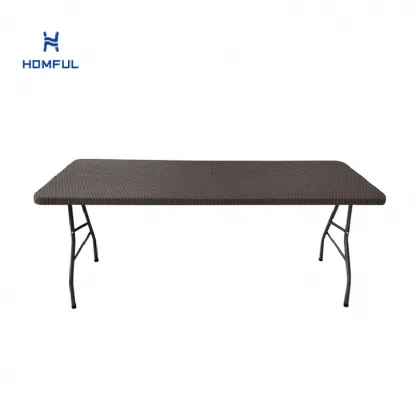 Imitation Rattan 180 Table