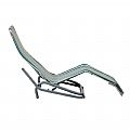 Stahl-Lounge-Sessel mit gebogenen Armlehnen - 11D14A