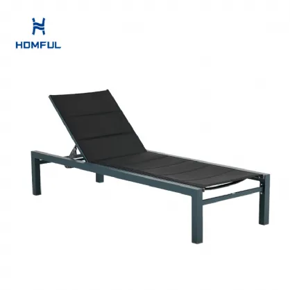 Verstellbarer Liegestuhl aus Aluminium