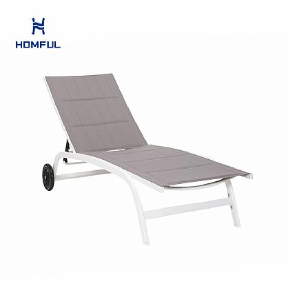 Verstellbarer Liegestuhl aus Aluminium...