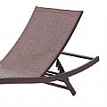 Verstellbarer Liegestuhl aus Eisen und Textilene - 11D14N