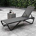 Outdoor-Sonnenliege mit W-förmigem Aluminiumgestell - 11D25B