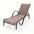 Outdoor-Sonnenliege mit geschwungenen Armlehnen - 11D25E