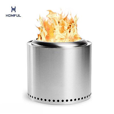 Estufa individual hoguera fogata sin humo parrilla para...