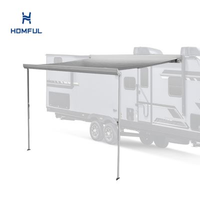 European-style Manual 460g Heavy-duty Waterproof RV Awning