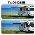 European-style Electric 460g Heavy-duty Waterproof Camper Awning - 90D21C