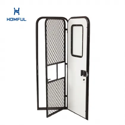 Foam Insulated Aluminum Alloy RV Single Point Door