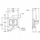Motorhome Entrance Door Lock - 71A09E