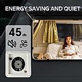 RV Roof Vent Fan with Light - 70A14K