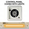 RV Roof Vent Fan with Light - 70A14K
