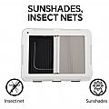Double Layer Acrylic Cover RV Skylight - 71C52A