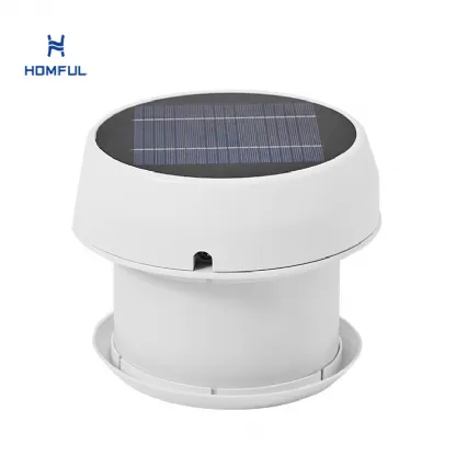 RV Solar Ventilation Fan ABS Exhaust Ventilator RV Roof Vent...