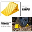 RV Accessories 2-Piece Pack HDPE Orange Truck/RV Wheel Blocks - 90B17A
