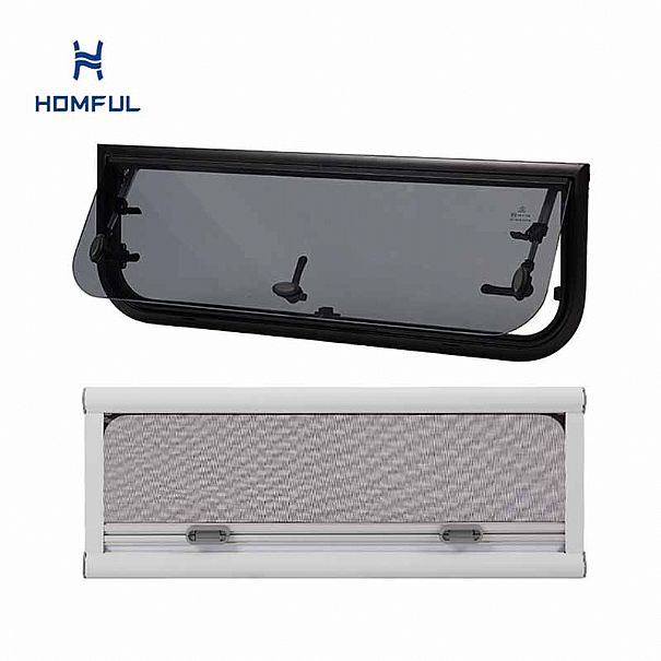 RV Acrylic Hinged Window(Tempered glass)