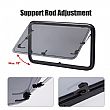RV Acrylic Hinged Window(Splicing) - 71C56N