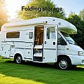 텔레스코픽 다리 디자인 알루미늄 RV 승차용 스텝 - 71C30D