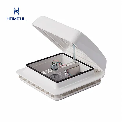 수동 손잡이 제어 RV 지붕 환기 팬