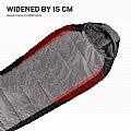 Saco de dormir para acampar con sobre extra ancho - 60K21F