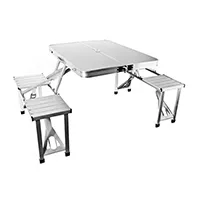 Camping Picnic Suitcase Folding Table Chair Set