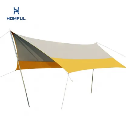 Multi-person Waterproof Camping Beach Sunshade Canopy Tarp