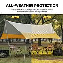 Multi-person Waterproof Camping Beach Sunshade Canopy Tarp - 60I101