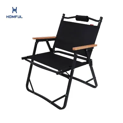 Silla de camping plegable de metal