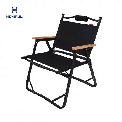 Silla de camping plegable de metal