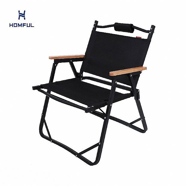 Silla de camping plegable de metal