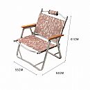 Silla de camping plegable de metal - 60C01N