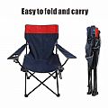 Sillón plegable ligero con respaldo alto Silla de camping - 60C01X