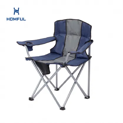Silla plegable portátil con respaldo alto