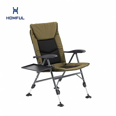 Silla de camping portátil con portavasos