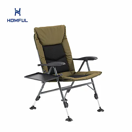 Silla de camping portátil con portavasos