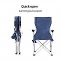 Silla plegable de camping para exteriores, ligera y con estructura personalizada - 60C26H