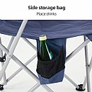 Silla plegable de camping para exteriores, ligera y con estructura personalizada - 60C26H