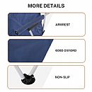 Silla plegable de camping para exteriores, ligera y con estructura personalizada - 60C26H
