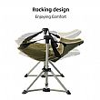 Silla plegable de camping con diseño oscilante - 60C23N