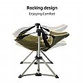 Silla plegable de camping con diseño oscilante - 60C23N