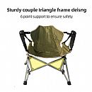 Silla plegable de camping con diseño oscilante - 60C23N