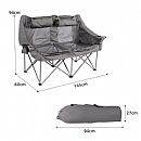 Silla de lujo desmontable para dos personas - 60C20N