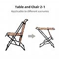 Silla de camping portátil multifuncional con camuflaje - 60C22Q